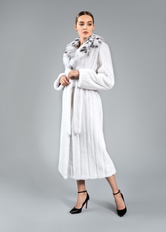 Freya Belted Fur Coat - Black/Cream – GlamDoll Fashion
